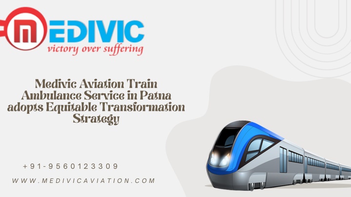 medivic aviation train ambulance service in patna