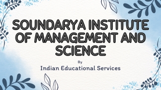 soundarya institute of management and science