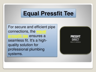 equal pressfit tee