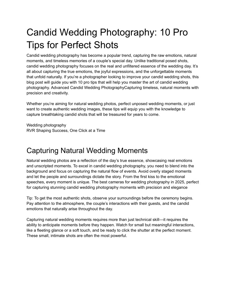 candid wedding photography 10 pro tips