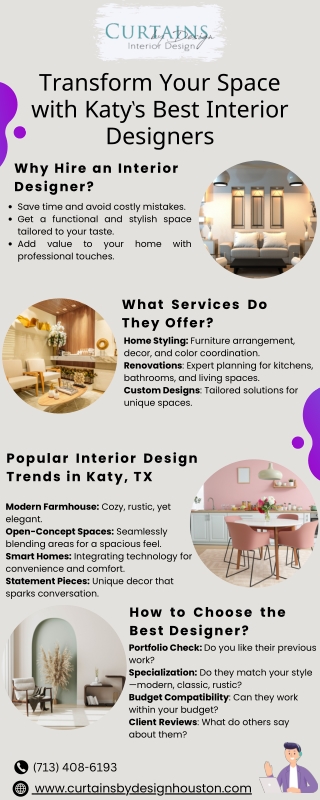 Transform Your Space with Interior Designer in Katy