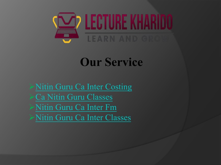 our service