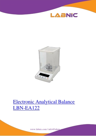 Electronic Analytical Balance LBN-EA122