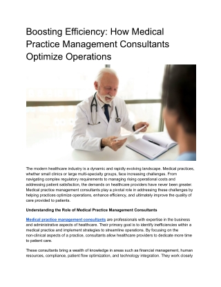 boosting efficiency how medical practice