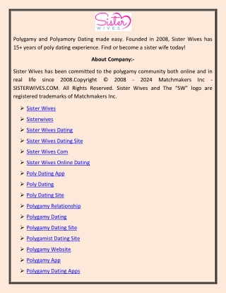 Poly Dating Site