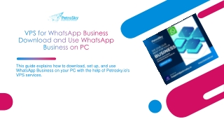 VPS for WhatsApp Business Download and Use WhatsApp Business on PC