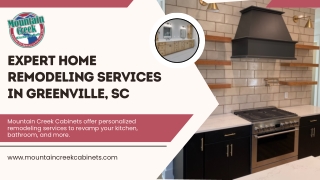 Expert Home Remodeling Services in Greenville, SC