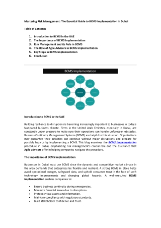 mastering risk management the essential guide