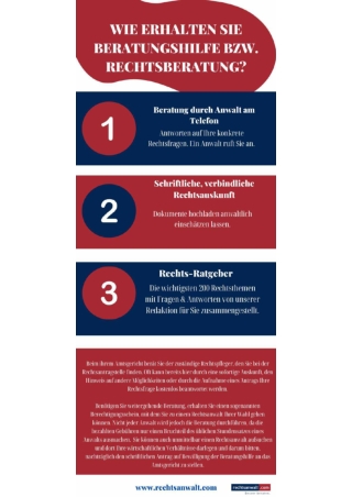Wie erhalten Sie Beratungshilfe bzw. Rechtsberatung?