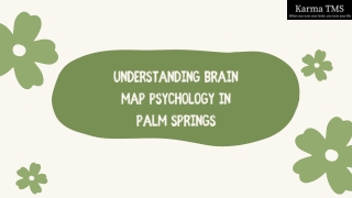 Understanding brain map psychology in Palm Springs