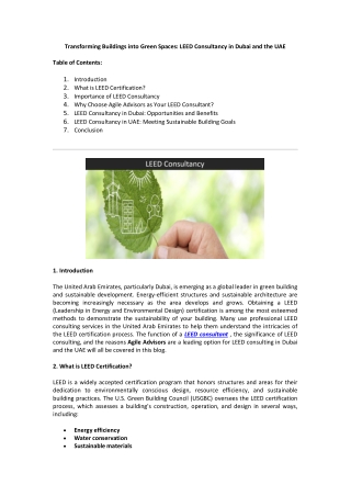 transforming buildings into green spaces leed