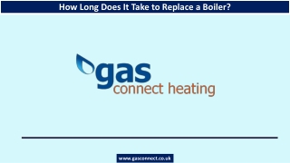how long does it take to replace a boiler