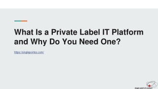 What Is a Private Label IT Platform and Why Do You Need One?