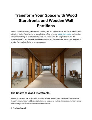 Sleek Glass Partition Walls for Modern Office Spaces
