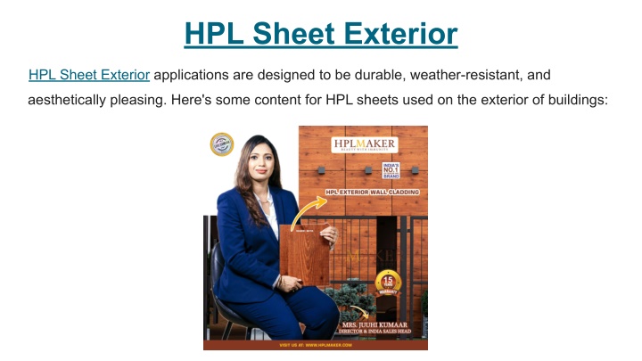 hpl sheet exterior