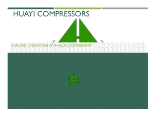Huayi Compressor's Range at huayicompressors.com