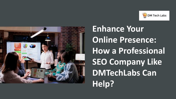 enhance your online presence how a professional