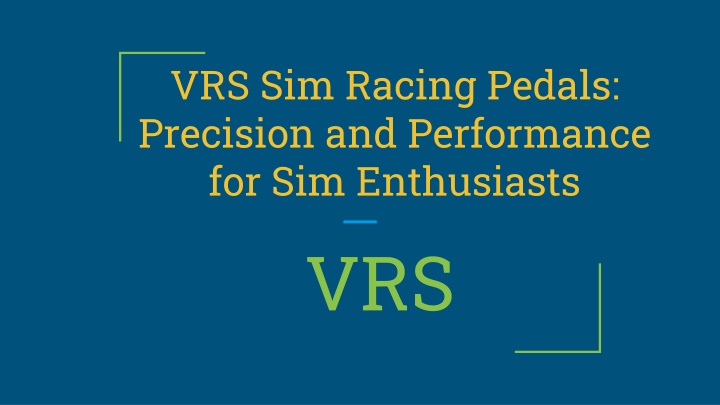 vrs sim racing pedals precision and performance for sim enthusiasts