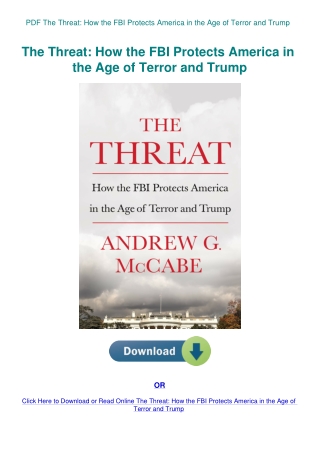 PDF The Threat How the FBI Protects America in the Age of Terror and Trump