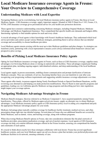 Local Medicare Agents