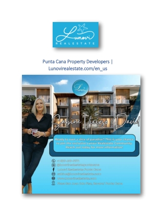 punta cana property developers punta cana