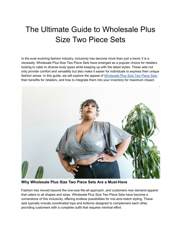 the ultimate guide to wholesale plus size