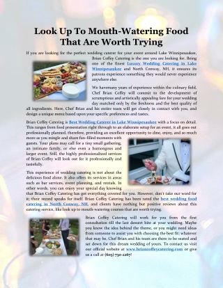Look Up To Mouth-Watering Food That Are Worth Trying