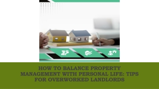how to balance property management with personal life tips for overworked landlords