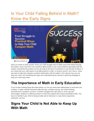 A Parent’s Guide to Stress-Free Math for Kids