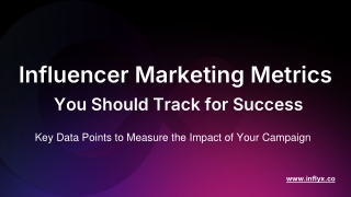 influencer marketing metrics you should track for success