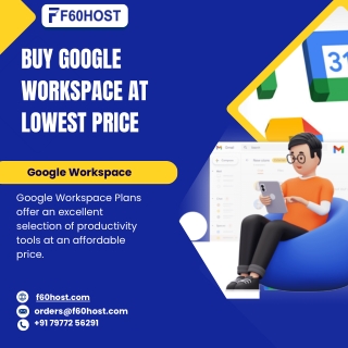 Best Google Workspace at Affordable Price - F60 Host LLP