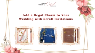 Add a Regal Charm to Your Wedding with Scroll Invitations