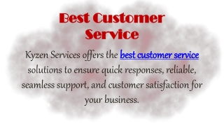 Best Customer Service