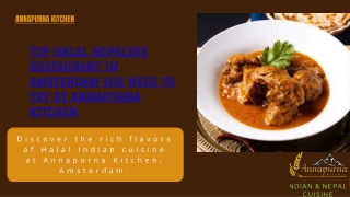 Annapurna Kitchen: Authentic Halal Nepalese Restaurant