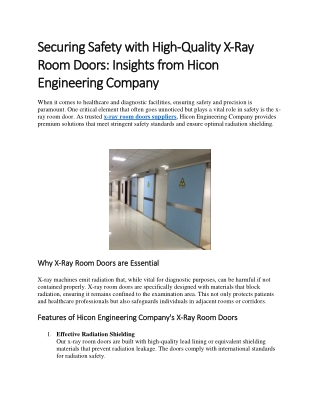 securing safety with high securing safety with