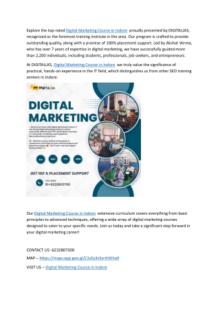 Digital Marketing Course in Indore (1)