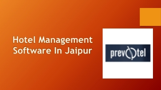 hotel management software in jaipur