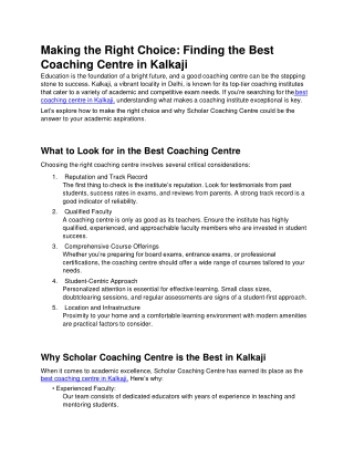 Making-the-Right-Choice-Finding-the-Best-Coaching-Centre-in-Kalkaji