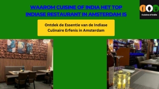 Top Indiase Restaurant in Amsterdam - Cuisine of India