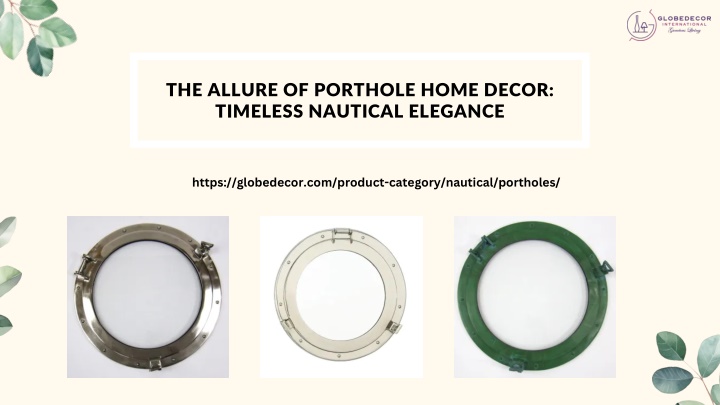 the allure of porthole home decor timeless