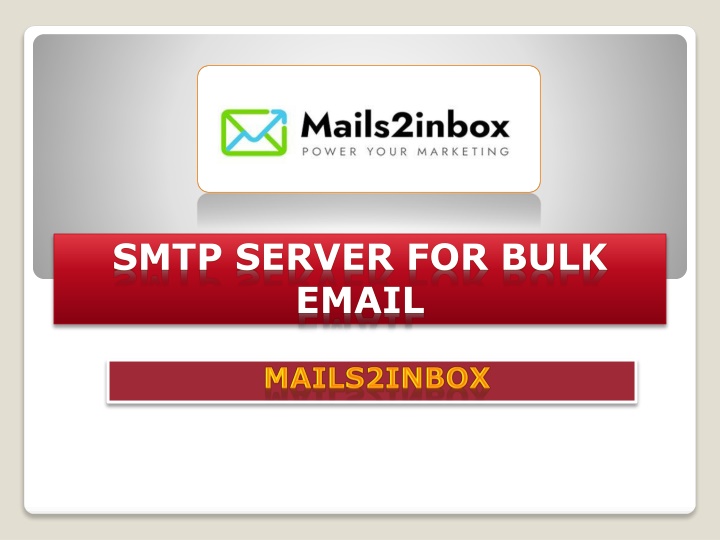 smtp server for bulk email