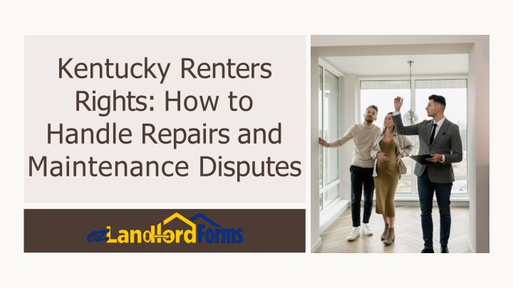 kentucky renters rights how to handle repairs