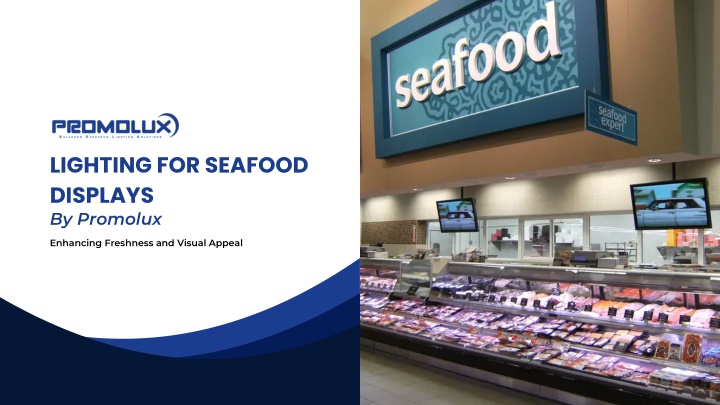 lighting for seafood displays by promolux