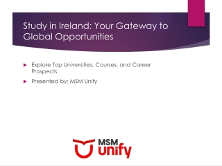 Scholarships for International Students in Ireland