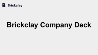 brickclay company deck