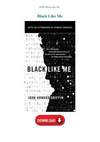 [PDF] Black Like Me