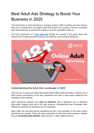 Best Adult Ads Strategy to Boost Your Business in 2025