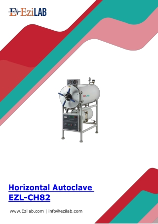 horizontal autoclave ezl ch82