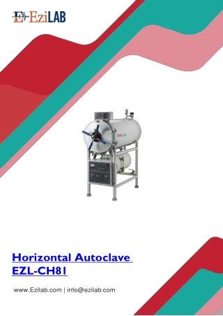 horizontal autoclave ezl ch81