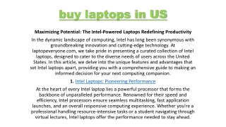 buy laptops in US